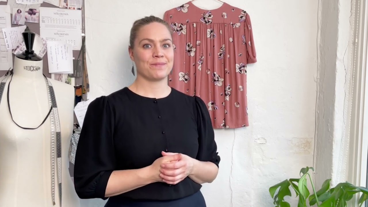 Nemt trick til at halvere rynk i Bella Bluse fra Synoter