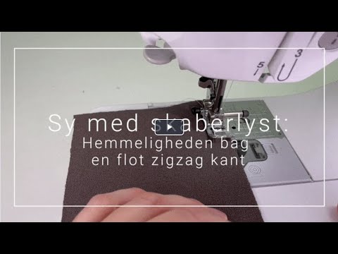 Hemmeligheden bag en flot zigzag kant