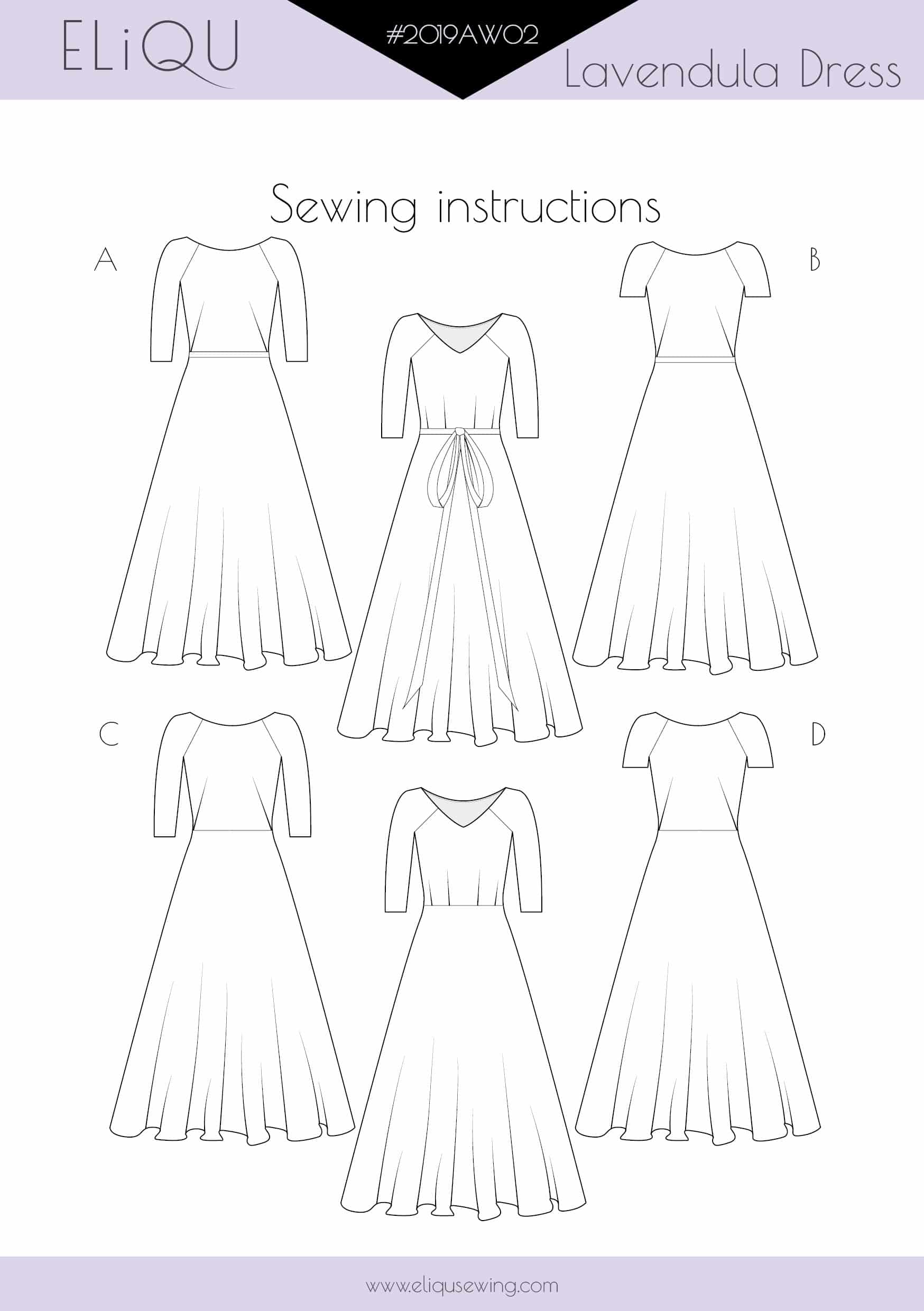 #02 Lavendula Dress PDF Download