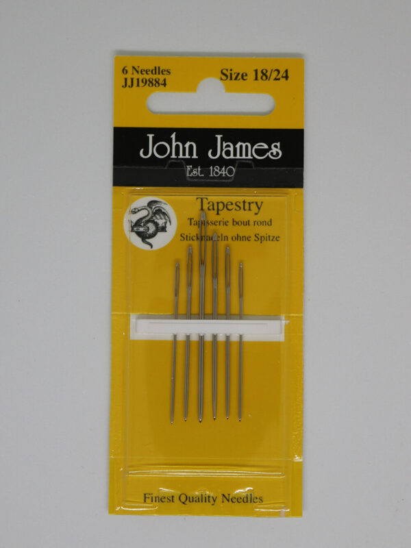 JJ Sewing Needles Tapestry Size 18.24