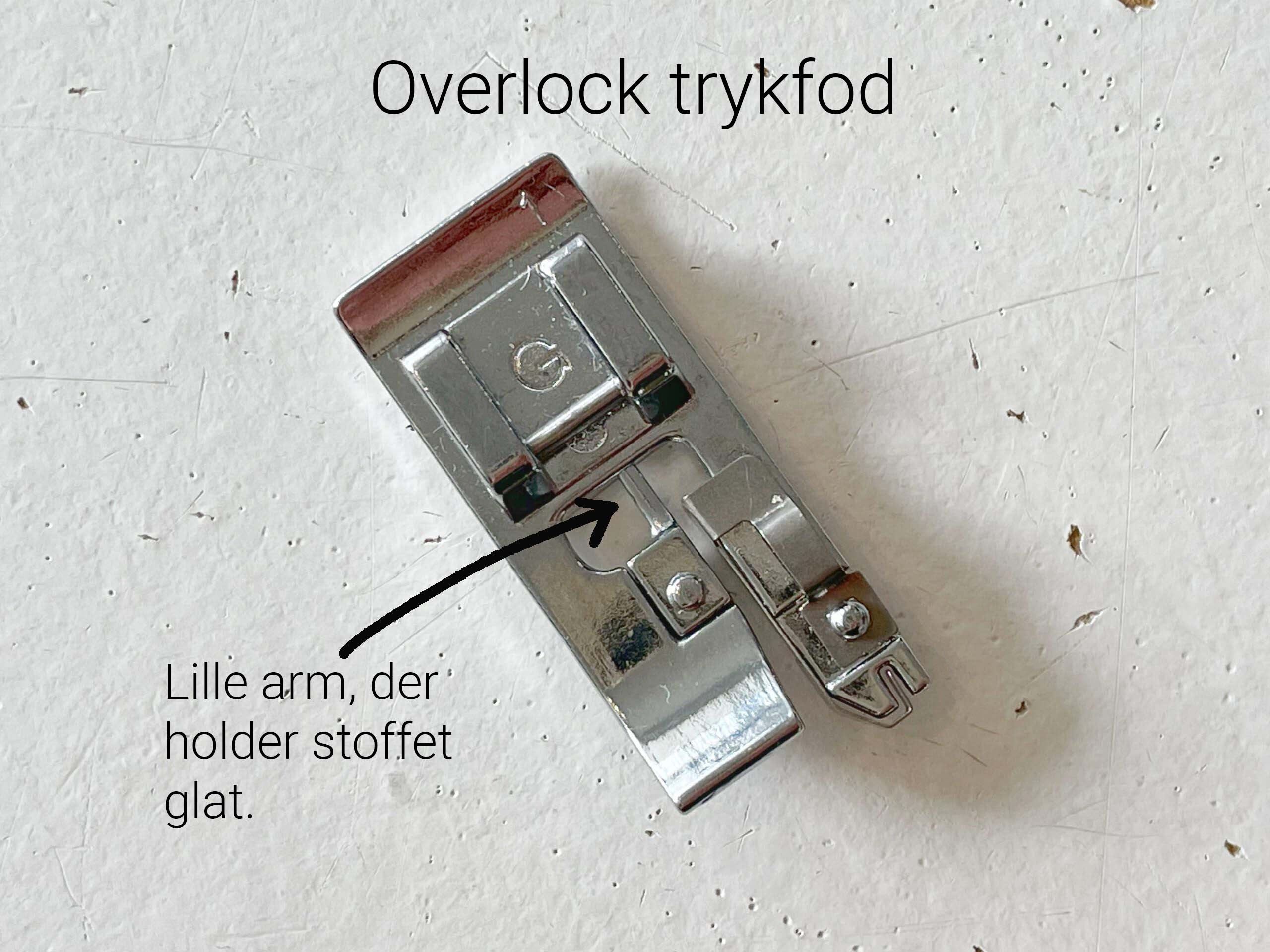 overlock trykfod