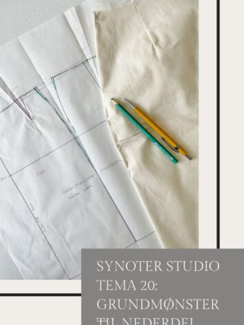 Synoter tema 20 grundmønster nederdel forside