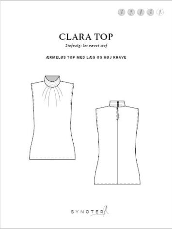 Clara top forside
