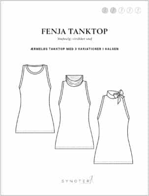 Fenja tanktop modeltegninger